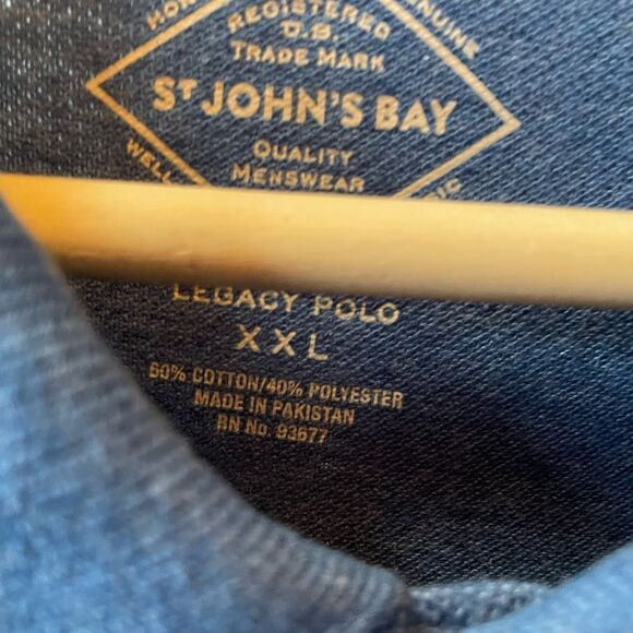 BLUE POLO SHIRT SIZE XXL - Picture 4 of 5